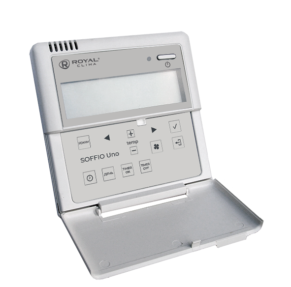 Компактная приточно-вытяжная установка SOFFIO UNO с Wi-Fi модулем RCS-1800-U+RCE-WFM