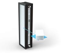 Сменная фильтрующая вставка: HEPA-фильтр медицинского класса и угольный фильтр RCB 150 H12   carbon