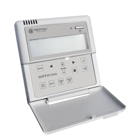 Компактная приточно-вытяжная установка SOFFIO UNO с Wi-Fi модулем RCS-1800-U+RCE-WFM